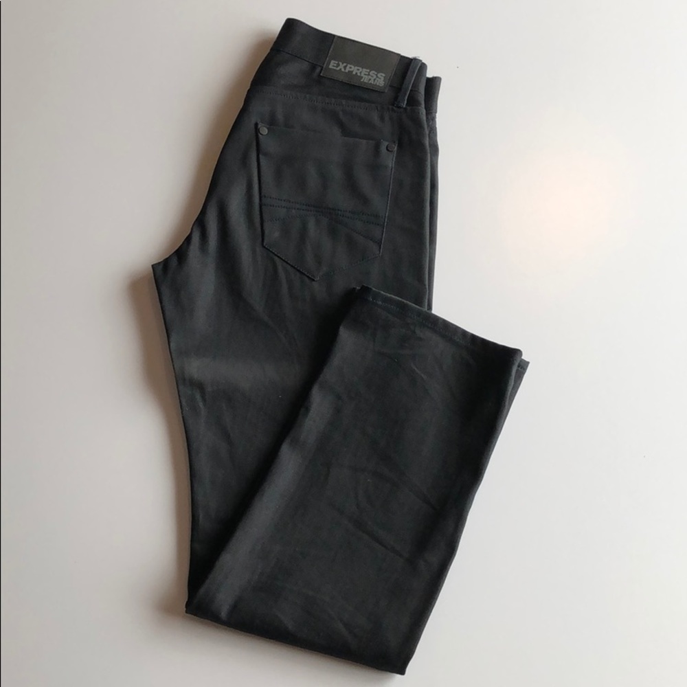 Express Jeans, Black Rocco Slim Straight Fit 29/30